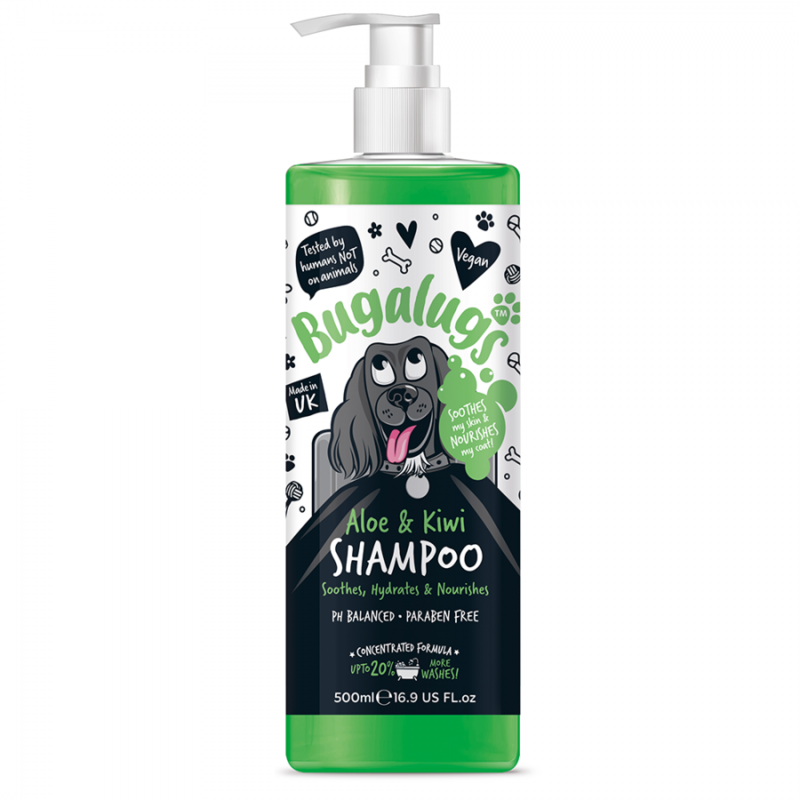 

Bugalugs Dog Shampoo - Aloe & Kiwi - 500ml