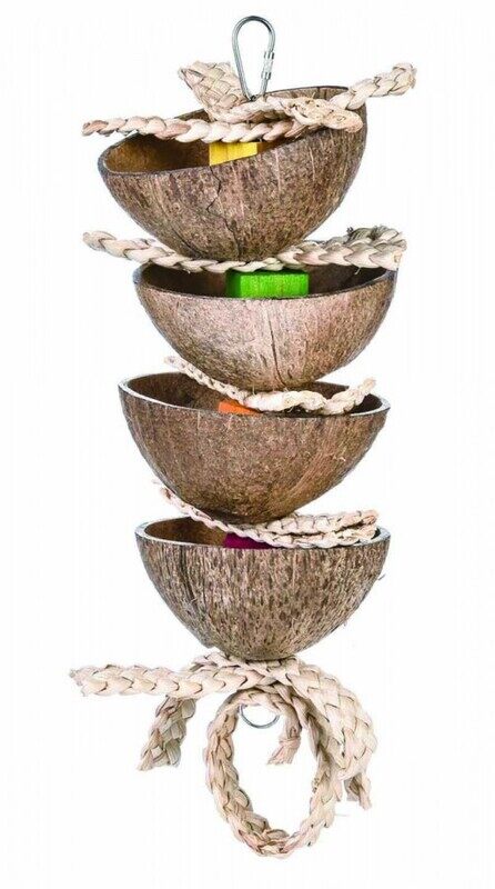 

Coollapet Bird Toy Coconut Kabob - L