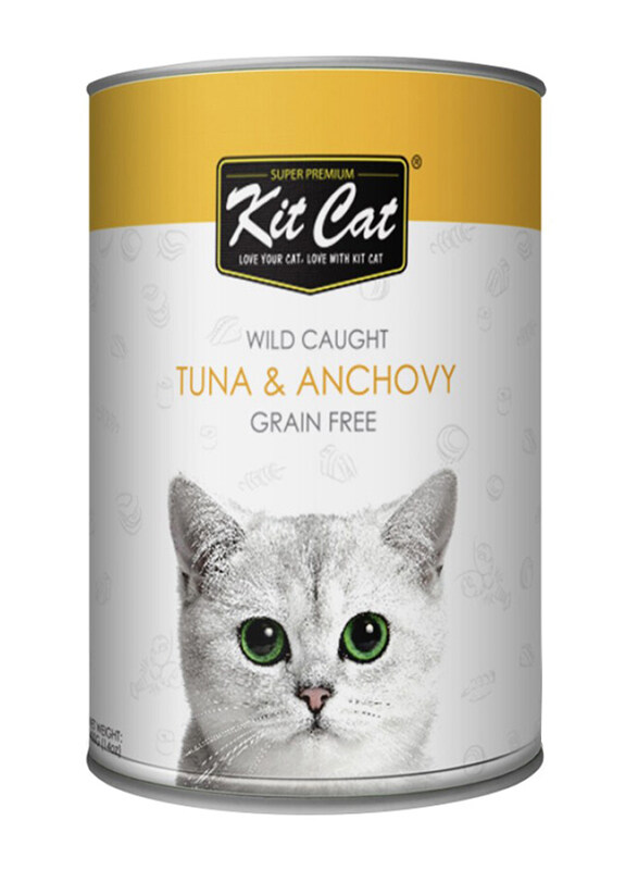 

KitCat Tin Wild Caught Tuna & Anchovy Cat Wet Food, 24 x 400g