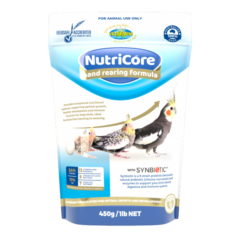 

VETAFARM Nutricore Hand Feeding-Rearing - 450g