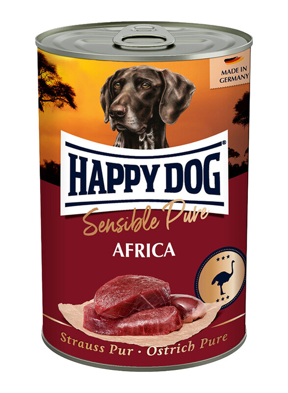 

Happy Dog Pure Ostrich Can Dog Wet Food, 400g