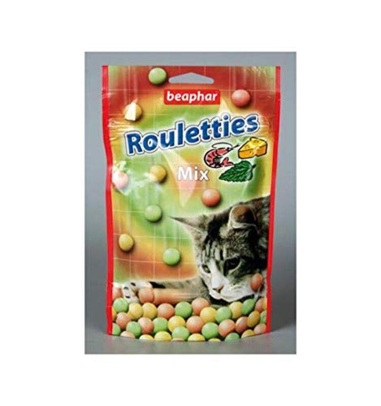 

Beaphar Rouletties Mix Cat Dry Food, 152.6g