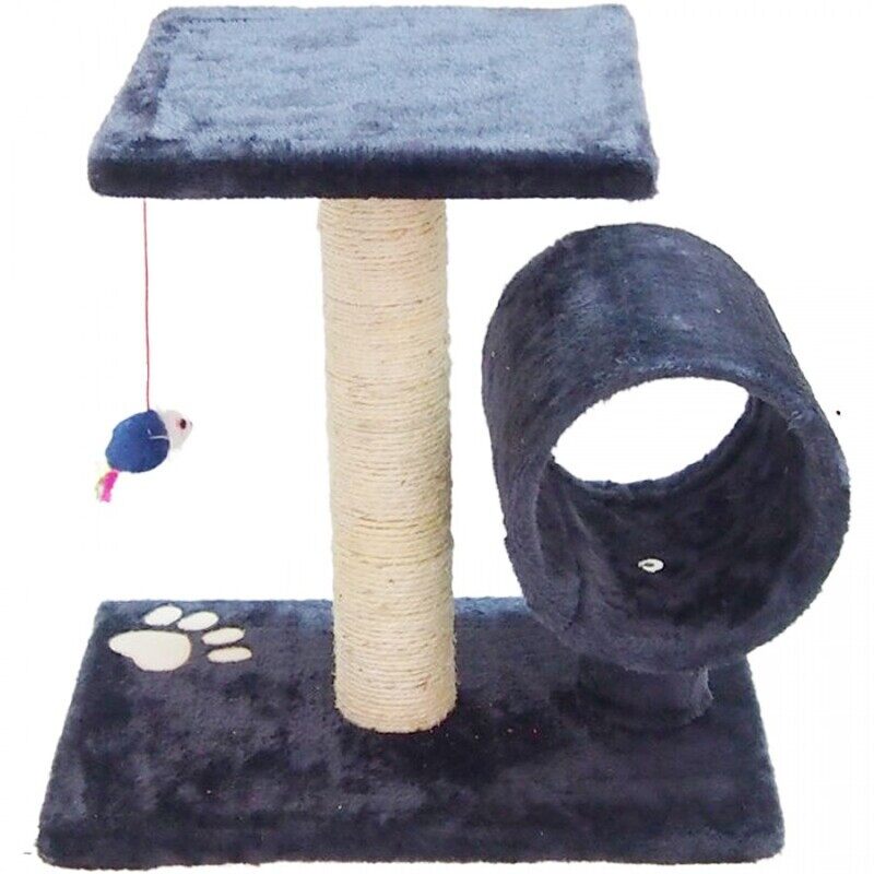 

Generic Cat Tree With Scratcher - Blue - 35X25X35 CM - S