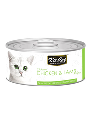 KitCat Chicken & Lamb Flavour Can Wet Cat Food, 80g