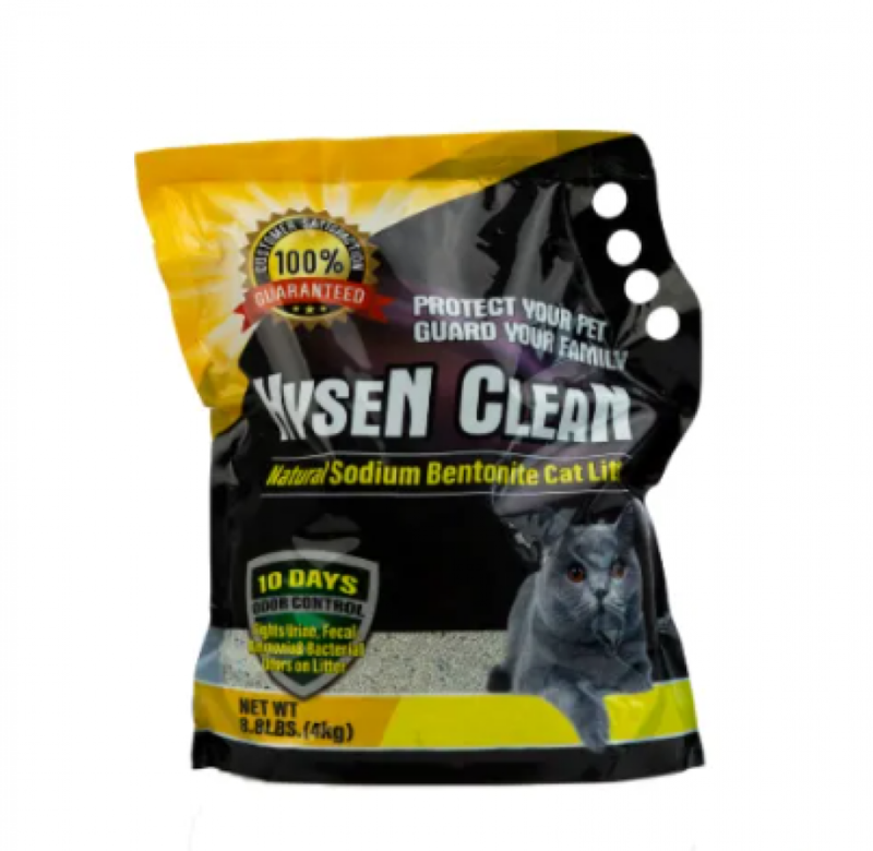 

Hysen Clean Cat litter - Bentonite - BOX - 4*4kg