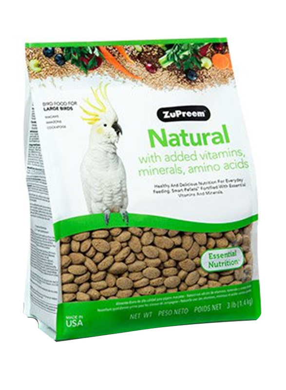 ZuPreem Natural for Large Birds Dry Food, 1.4 Kg