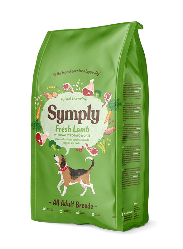 Symply Fresh Lamb Adult Dog Dry Food, 2 Kg