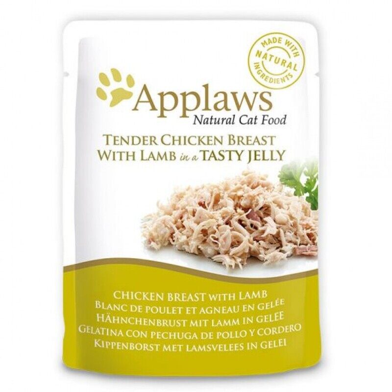 

Applaws Tender Chicken with Lamb Jelly Cat - Pouch - BOX - 16*70g