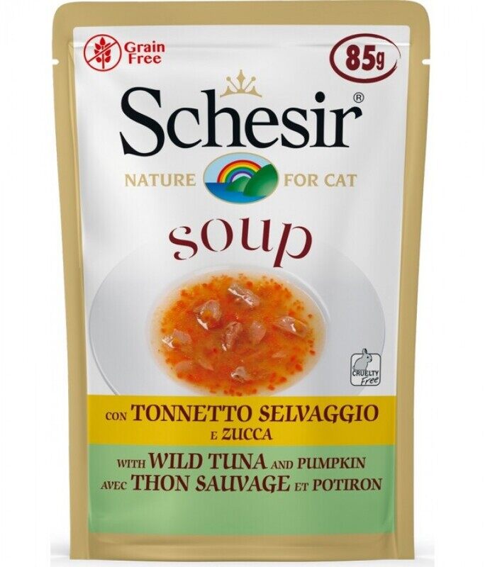 

Schesir Soup Cat - Wild Tuna & Pumpkin - Pouch - BOX - 20*85g