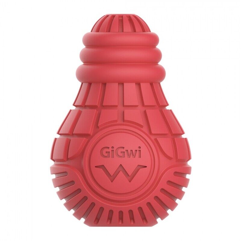 

GiGwi Bulb Dispensing Dog Toy - RED - M