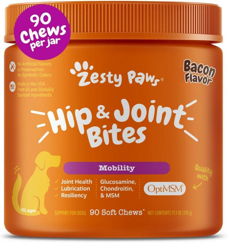 

Zesty Paws Dog Hip & Joint Bites - Bacon- 90ct