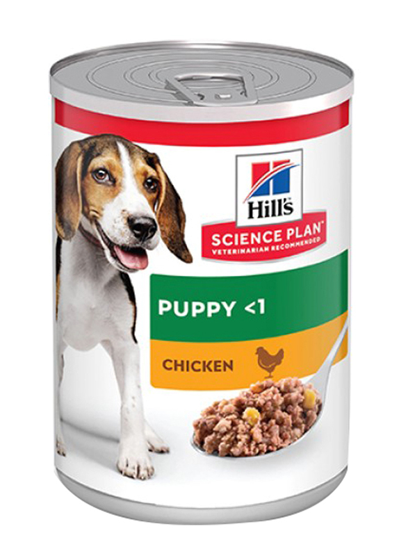 Hill's Science Plan Chicken Puppy Dog Wet Food Can Box, 12 x 370g