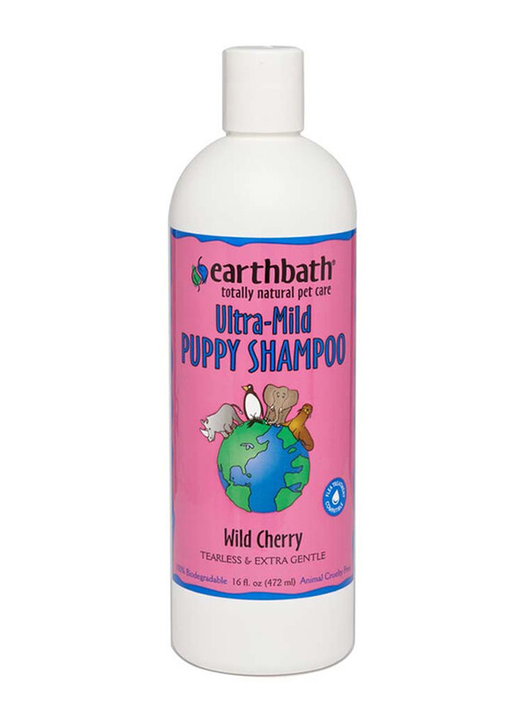 

Earth Bath Ultra-Mild Puppy Shampoo in Wild Cherry, 472ml, Blue