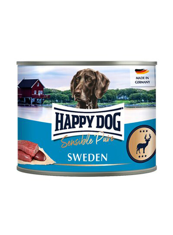 

Happy Dog Sweden Sensible Pure Wild Canned Wet Food, 200g