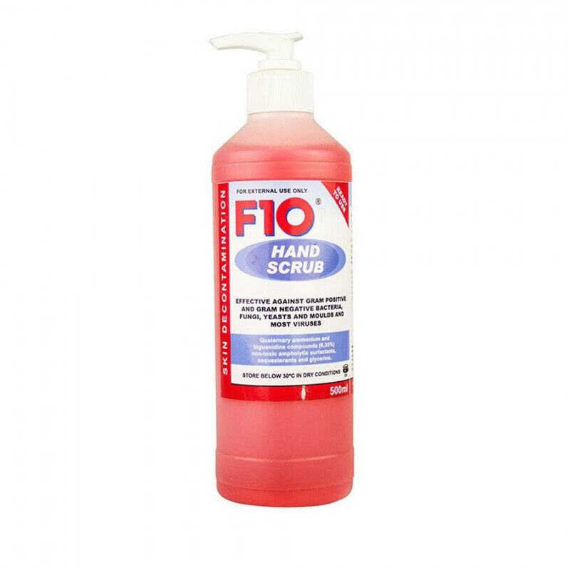 

F10 Hand Scrub With Pump - 500ML