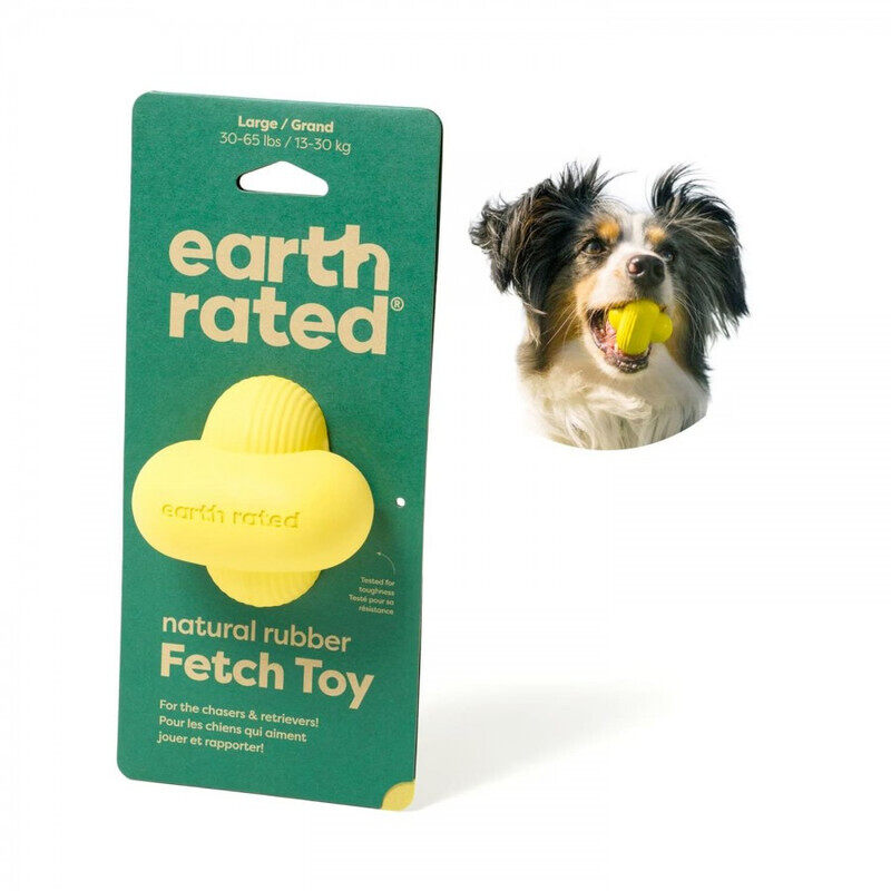 

Earth Rated Fetch Toy - Yellow - L