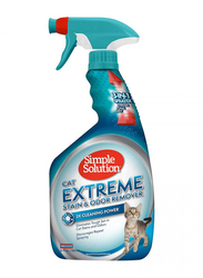 Simple Solution Extreme Stain + Odour Remover for Cat, 945ml, Blue