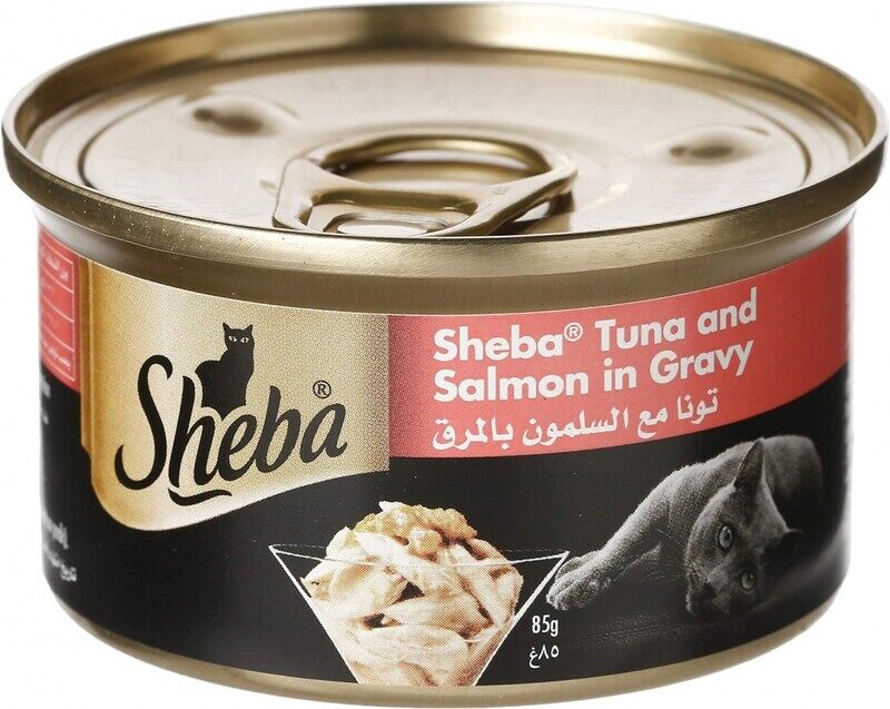 

Sheba Cat - Tuna & Salmon in Gravy - Can - BOX - 24*85g