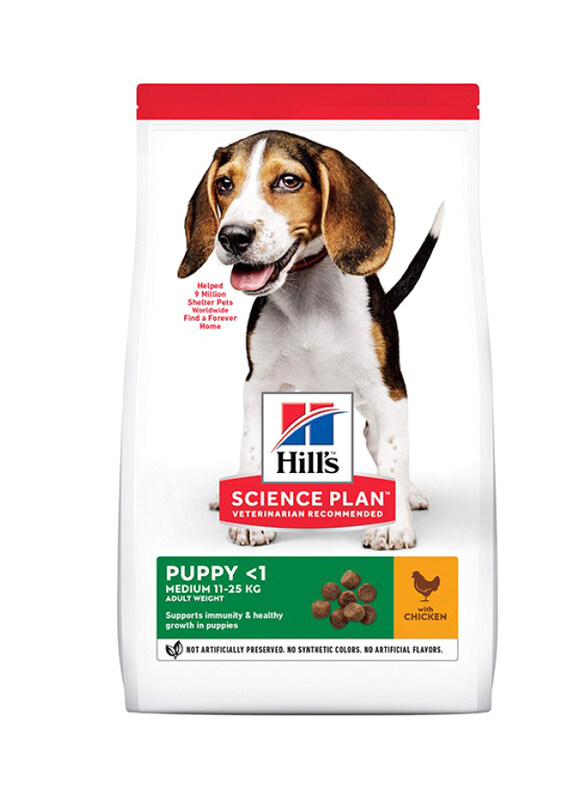 Hill's Science Plan Chicken Medium Puppy Dry Food, 14 Kg