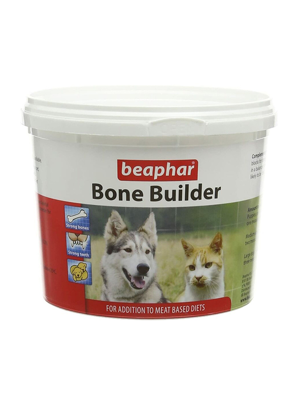 Beaphar Bone Builder for Dog & Cat, 500g, Multicolour