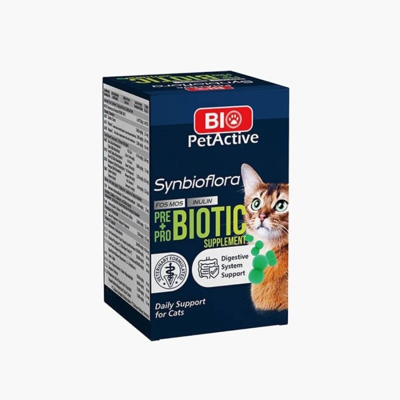 

BIO PetActive Synbioflora Pre + Probiotics - Cat - 60Tabs