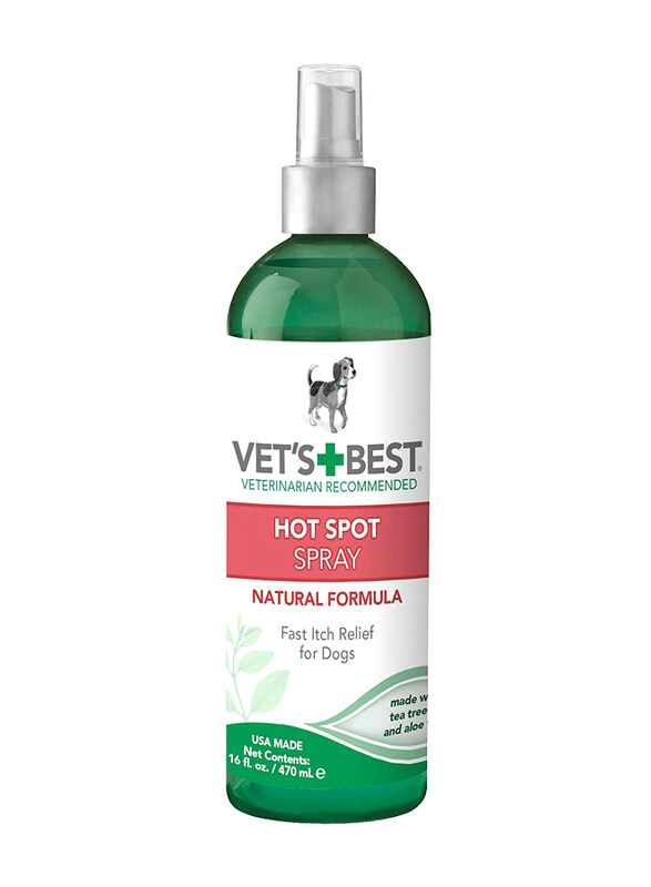 

Vet's Best Hot Spot Spray Itch Relief Spray, 470ml (16oz), White/Green