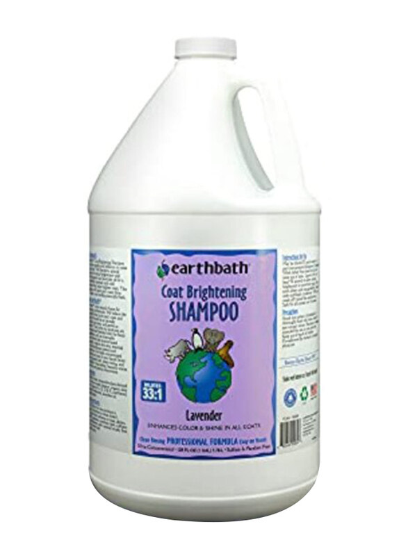 Earth Bath Shampoo Pet Coat Brightening with Lavender, 3.8L, Purple