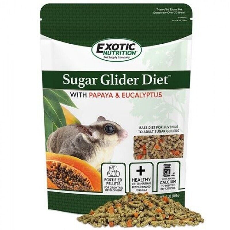 

Exotic Nutrition Sugar Glider Pellet - Papaya & Eucalyptus - 500g