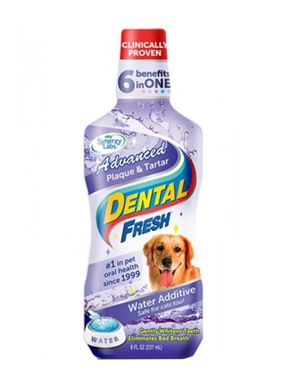 Synergy Labs Dental Fresh Dog Teeth Cleaning Formula, 503ml, Purple