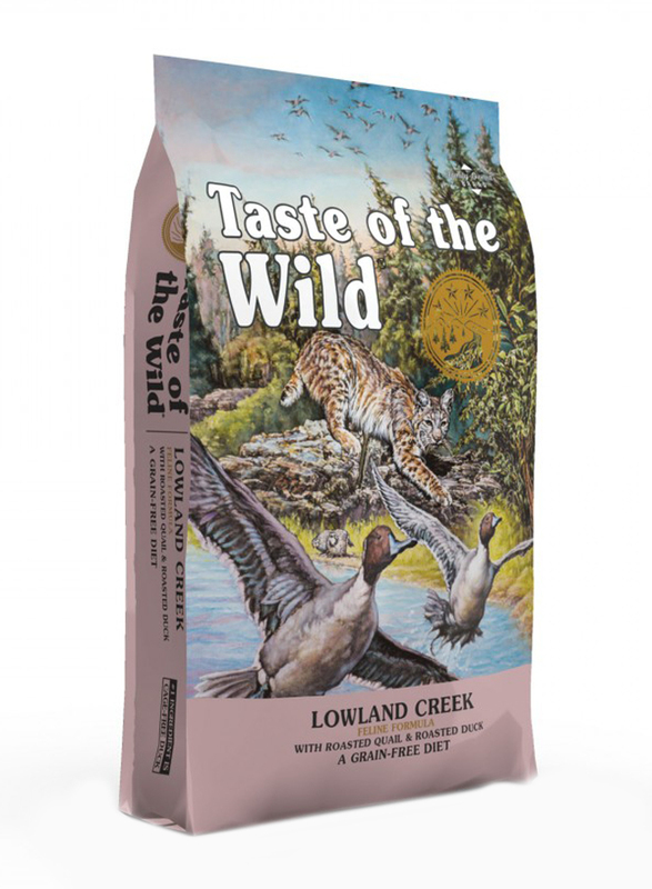Taste of The Wild LowLand Creek Feline Roasted Quail And Duck Flavour Dry Cat Food, 6.35Kg