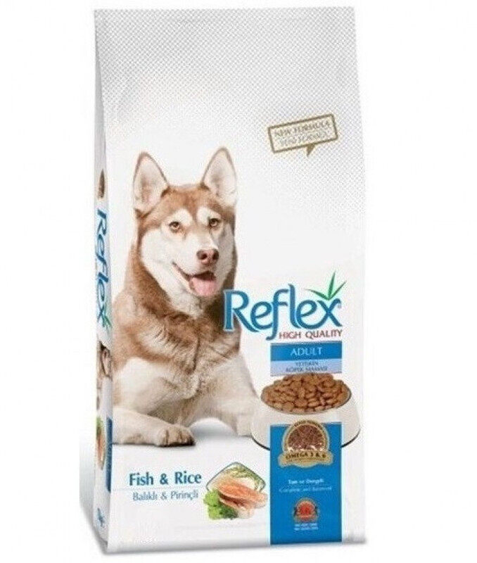 

Reflex High Quality Adult Dog - Fish & Rice - 3Kg
