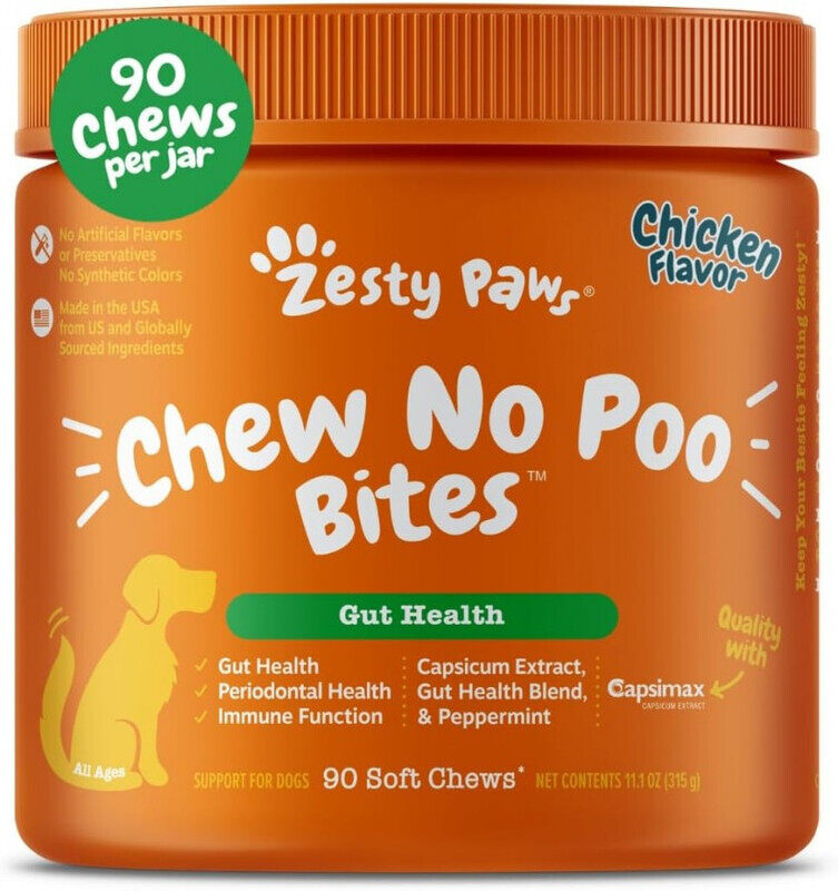 

Zesty Paws Dog No Poo Bites - Chicken - 90ct