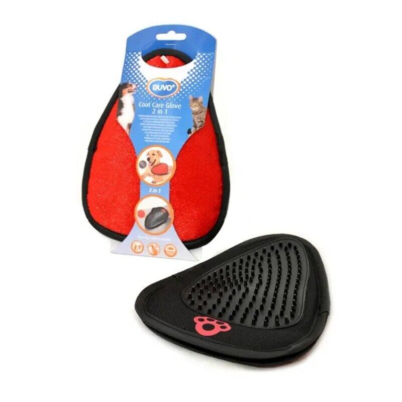 

Duvo+ DUVO Coat Care Gloves 2in1 - Black-Red - M