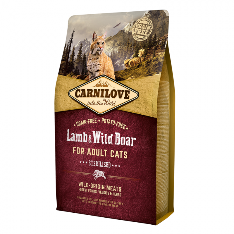 

Carnilove Adult Cat - Lamb & Wild Boar - 2kg