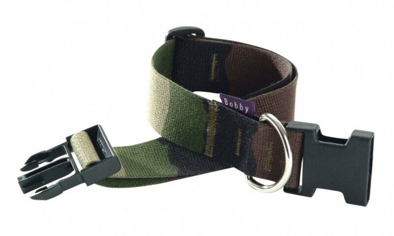 

Bobby Dog Collar - Camouflage - Khaki - S