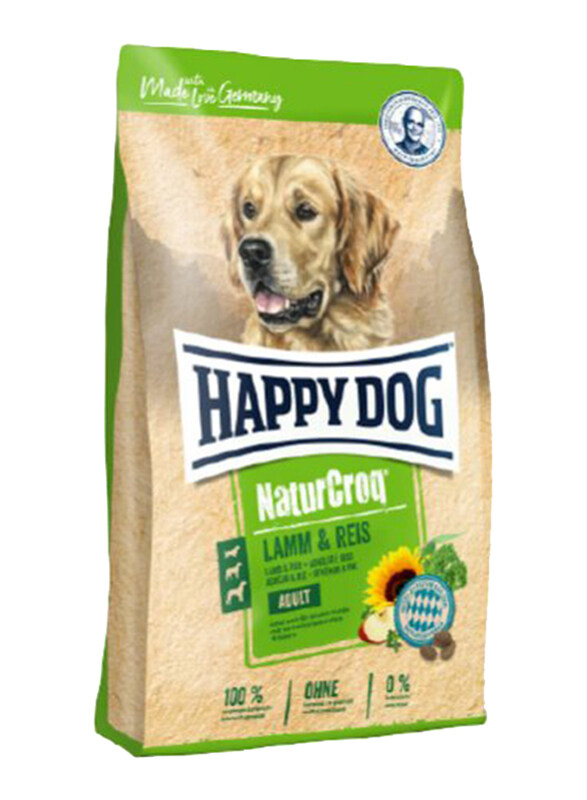 

Happy Dog NaturCroq Lamb & Rice Adult Dog Dry Food, 15 Kg