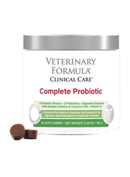 Synergy Lab Veterinary Formula Clinical Care Complete Probiotic Dog, 30 Pieces, 150g, Brown