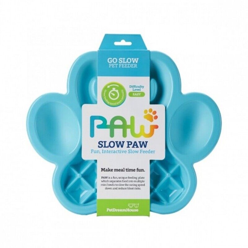 

PETDREAMHOUSE PAW - Slow Feeder - Blue - 36*30*3 CM