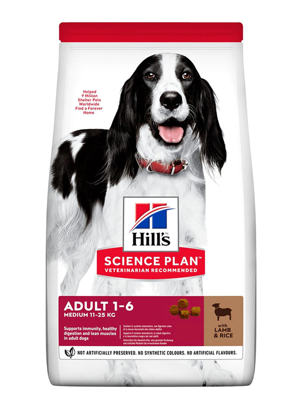 Hill's Science Plan Lamb & Rice Medium Adult Dog Dry Food, 14 Kg