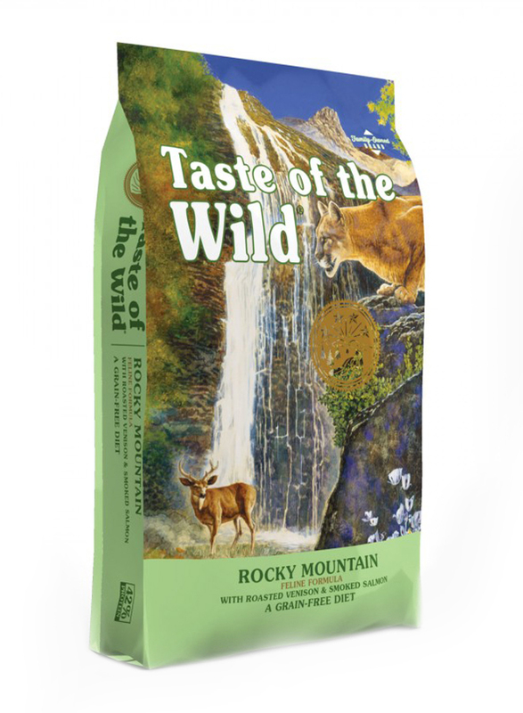 Taste of The Wild Rocky Mountain Feline Roasted Venison & Smoked Salmon Dry Cat Food, 6.6Kg