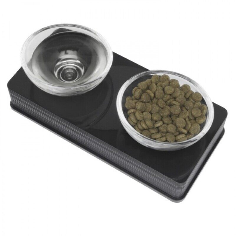

Catiti Catit Glass Cat Bowl - Black