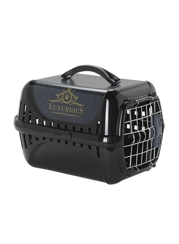 

Moderna Trendy Plastic LUX Carrier, Medium, Black