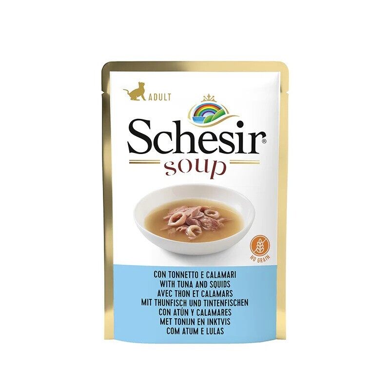 

Schesir Soup Cat - Wild Tuna & Squid - Pouch - BOX - 20*85g