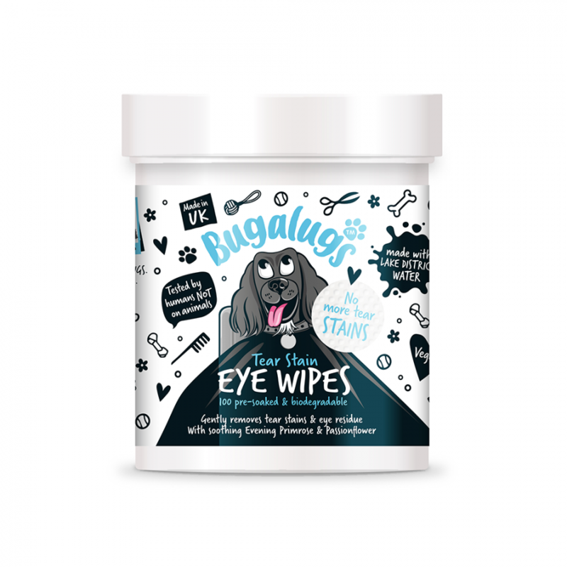

Bugalugs Dog Eye Wipes - Tear Stain - 100pcs