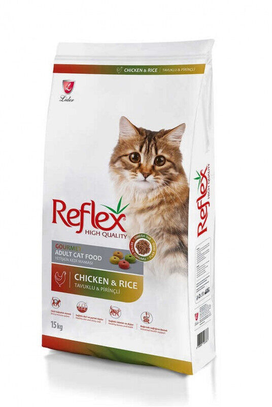 

Reflex High Quality Cat - Gourmet Chicken and Rice - Multi Color - Dry -15 Kg