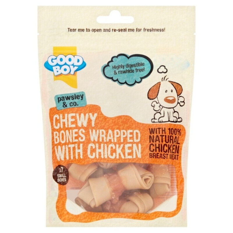 

Good Boy Dog Treat - Chicken Wrap Bone - Mini - 7pcs