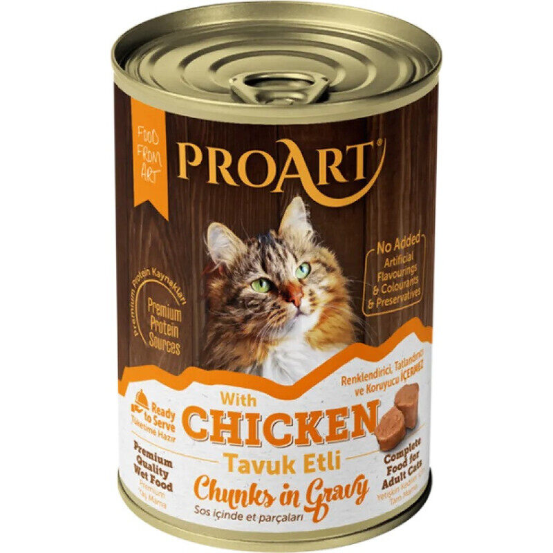 

ProArt Adult Cat Food - Chicken in Pate - Can - 24*400g