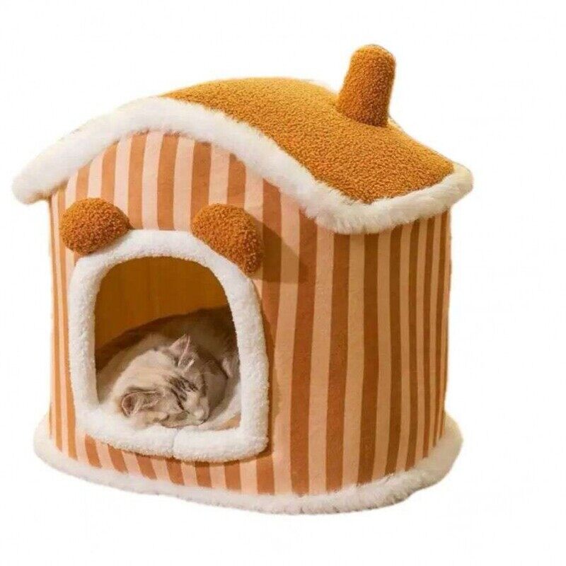 

Generic Pet Bed House - Orange - M