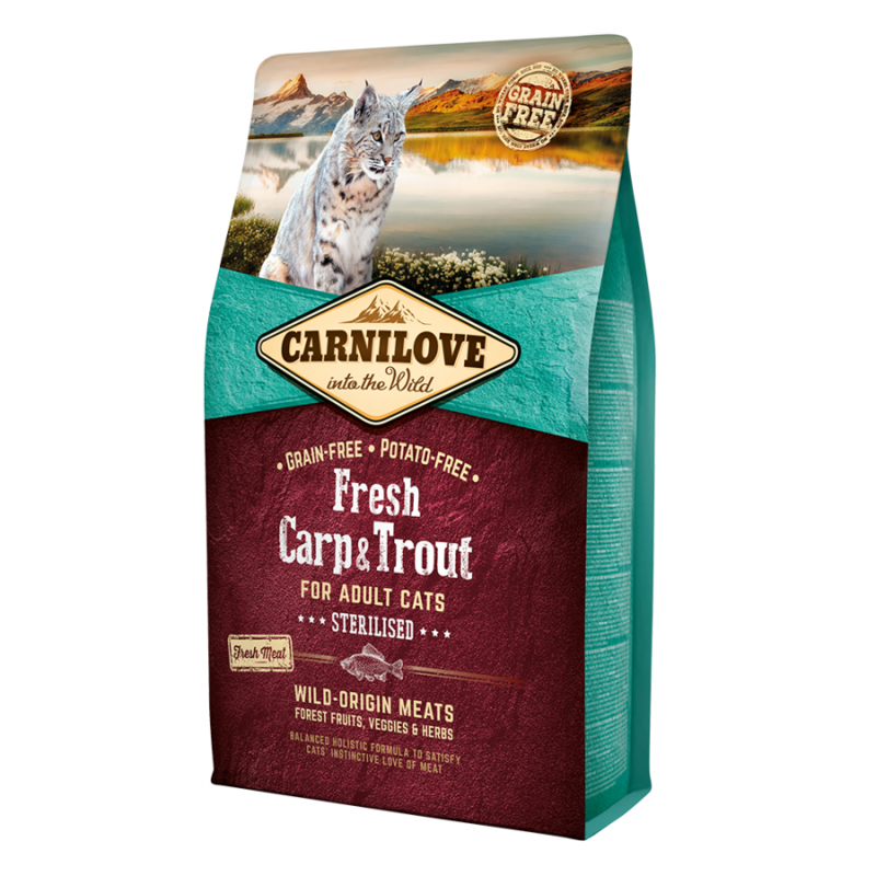 

Carnilove Adult Cat - Carp & Trout - 2kg