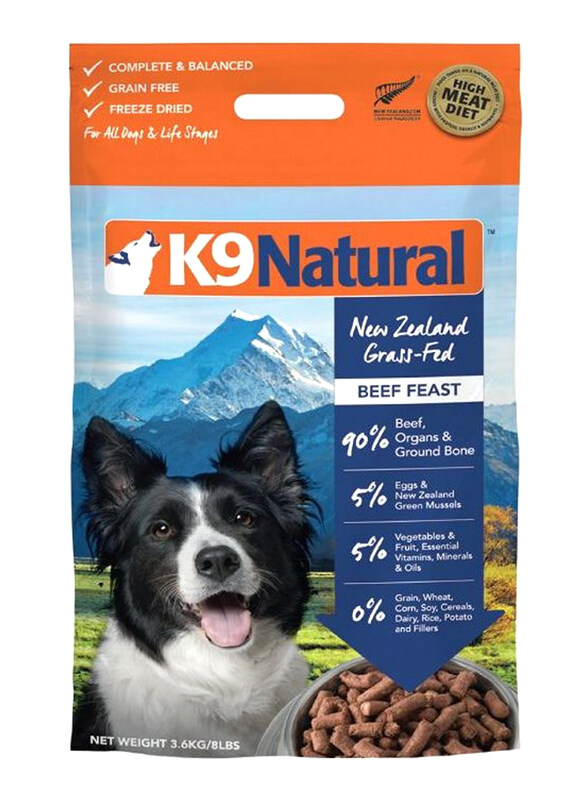 

K9 Natural Freeze Dried Beef Feast Dog Food, 1.8 Kg